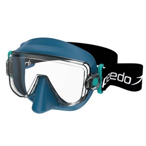 Speedo Adult Travel Dive Mask - Blue/Black - 1 of 3