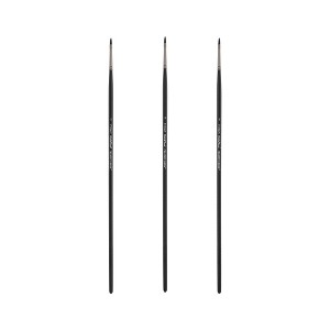 Black Swan Synthetic Red Sable Paint Brushes Filbert Sets of 2- Professional Quality Long Handle Paint Brushes in Assorted Shapes and Sizes for Oil, - 1 of 4