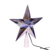 Kurt Adler 10-Inch 18-Light Merry Christmas Silver Star Tree Topper - 2 of 4