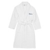Linum Home Textiles 100% Turkish Cotton Embroidered ''Hers'' Terry Bathrobe in Bookman Font - 2 of 3
