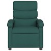 vidaXL Manual Recliner Chair, Adjustable Backrest/Footrest - Dark Green - 4 of 4