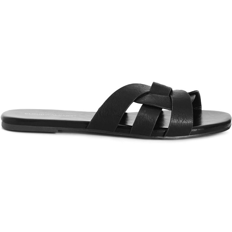 Women's  Wide Fit Bex Sandal - black | AVENUE, 2 of 7