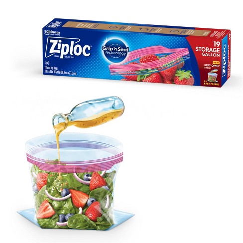 Ziploc Big-Bag 4-Count 10-Gallon (s) Storage Bags in the Plastic