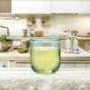 Amici Home Italian Recycled Green Vino Stemless Glass, 12-Ounce, Set of 4, Embossed Grape Varieties Motif - 3 of 4