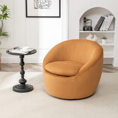 NicBex Modern Accent Chair Swivel Chair with 360 Degrees Barrel Chair Comfy Chair Reading Chair for Living Room, Bedroom