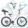 Aukfa 26 Inch Freestyle Bike 7 Speed Kids Bike with 4 Pegs Dual Disc Brakes Suitable for Kids 12+, Multiple Colors - 2 of 4