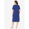 Dreams & Co. Plus Size Short T-Shirt Lounger - 3 of 4