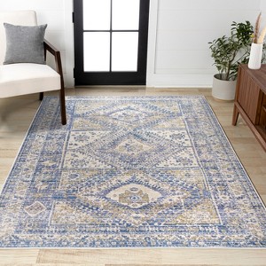 JONATHAN Y Darija Ornate Geometric Medallion Area Rug - 1 of 4