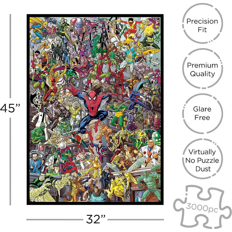 Aquarius Puzzles Marvel Spider-Man Villains 3000 Piece Jigsaw Puzzle, 2 of 4