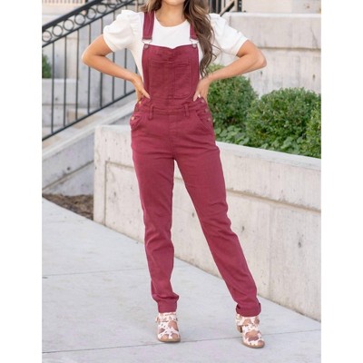 Women's Double Cuff friend Overalls - Judy Blue