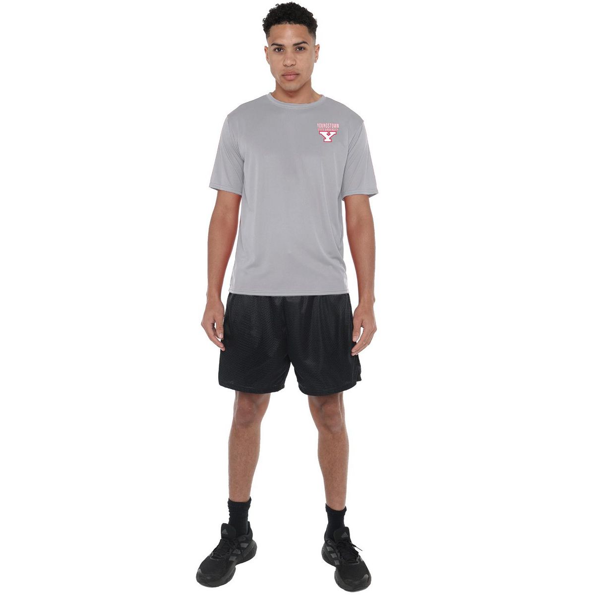 Men's Youngstown State University Sport Active T-Shirt Left Chest Logo - thumbnail 3