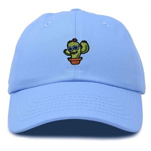 Dalix Cactus Embroidered Cap Cotton Baseball Summer Cool Dad Hat Mens - 1 of 4