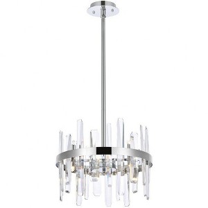 Elegant Lighting Serena 8 - Light Pendant in  Chrome - 1 of 4