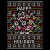 Men's Mickey & Friends Christmas Distressed Group Print Happy Holidays T-Shirt - image 2 of 4