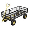 Steel Garden Cart - Steel Frame, Heavy Duty, Garden Trolley, Utility Cart, Outdoor Garden Equipment - 3 of 4