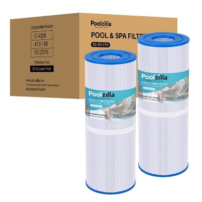 Poolzilla Replacement Hot Tub Filter for PLFPRB25-IN, Pleatco PRB25-IN, Unicel C-4326, Filbur FC-2375, Rainbow Dynamic 25, Pure N Clean PC-2375