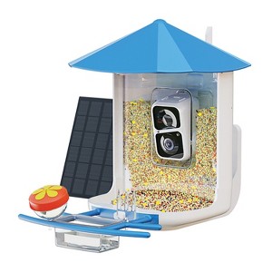 PerchMe™ Smart Bird Feeder with Camera in Blue - 1 of 4