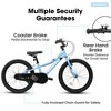 NAYSAYE Bicycles 20 Inch Kids Bike 1 Speed with V Brake and Coaster Brake for Children, Blue, 52.3"*21.6"*30.3" - 4 of 4