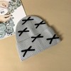 Anna-Kaci Women's Knitted Beanie with Black Bow Accents - Cute & Stylish Winter Hat for Cold Weather - 3 of 3