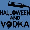 Women's Design By Humans Halloween and Vodka By melcu Racerback Tank Top - 2 of 3