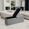 43" Storage Ottoman Bench, Ottoman with Storage, Ottoman Bench, Hold up to 660lb for Living Room - 2 of 4