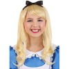 HalloweenCostumes.com   Girl  Child Alice Wig, Yellow - 2 of 3