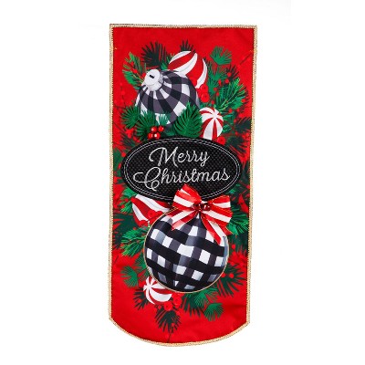 Evergreen Buffalo Check Ornaments Everlasting Impressions Textile Décor