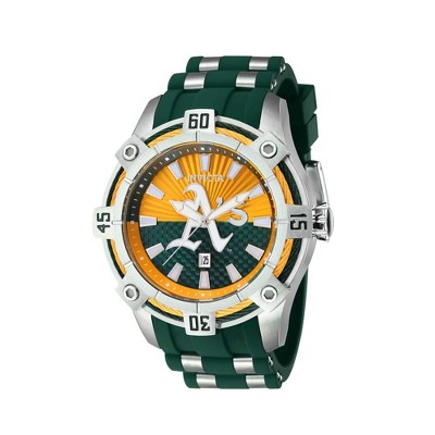 Invicta 43278 Men's MLB Oakland Athletics Date Quartz Strap Watch