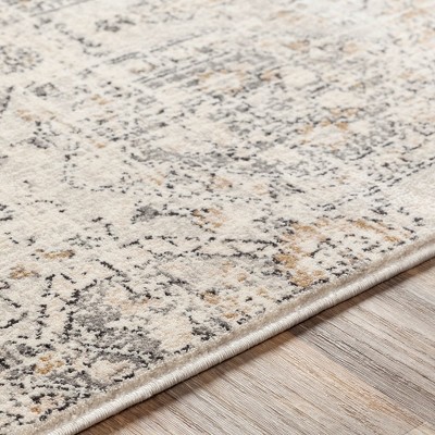 Geelbroek Ivory and Tan Hand-knotted Synthetic Area Rug