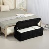 NicBex Storage Bench Ottoman with Storage Padded Footstool with Safety Hinge for Bedroom, Entryway - 4 of 4