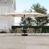 Double-Sided Patio Market Umbrella, 15Ft Large Outdoor Umbrella with Base Included, Double-Topped Outdoor Umbrellas for Poolside Lawn Backyard - 2 of 3