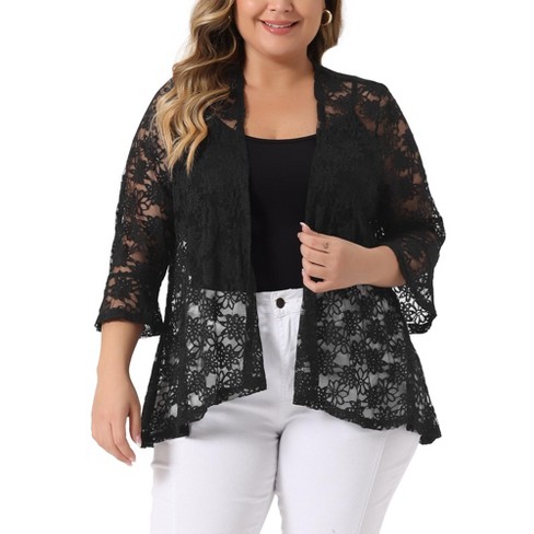 Sheer lace clearance cardigan