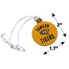 Towson University Tigers Mini Small Tiny Wood Christmas Tree Holiday Ornament - 4 of 4
