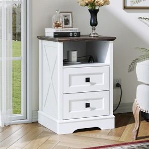 Farmhouse Wood Dresser for Bedroom - 1 of 4