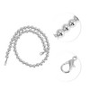 Unique Bargains Faux Pearl Handbag Strap Silver Tone 1 Pc - 3 of 4