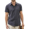 Mens Summer Shirt Short Sleeve Shirt For Men Summer Beach Shirt - 2 of 4
