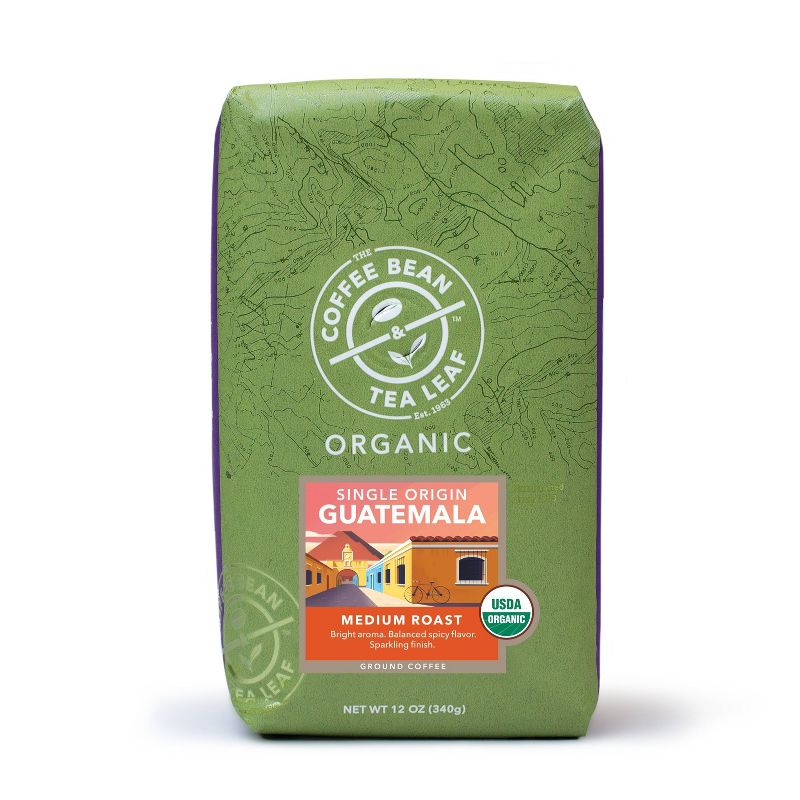 The Coffee Bean &#38; Tea Leaf Guatemala Organic Medium Roast Ground Coffee - 12oz, 1 of 6