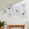Plum & Post 16.5"W x 0.75"D x 23.5"H and 15.75 x 0.75 x 21.75 and 11 x 0.75 x 13.75 and 9 x .75 x 11.75 Blue Heron Gallery Framed Wall Art Set of 6 - 3 of 3
