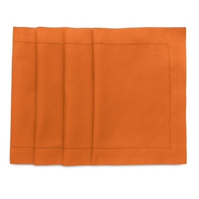 Solino Home Cotton and Linen Hemstitch Placemats