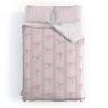 Deny Designs Full/Queen Marufemia Coquette pink bows Duvet and Pillow Sham Set: Abstract Pattern, 300 Thread Count - 2 of 4