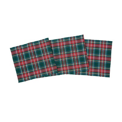 C&F Home 13" x 72" Weston Plaid Red and Green Table Runner