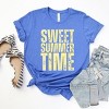 Simply Sage Market Sweet Summer Time Block Distressed Short Sleeve Tee - 3 of 4