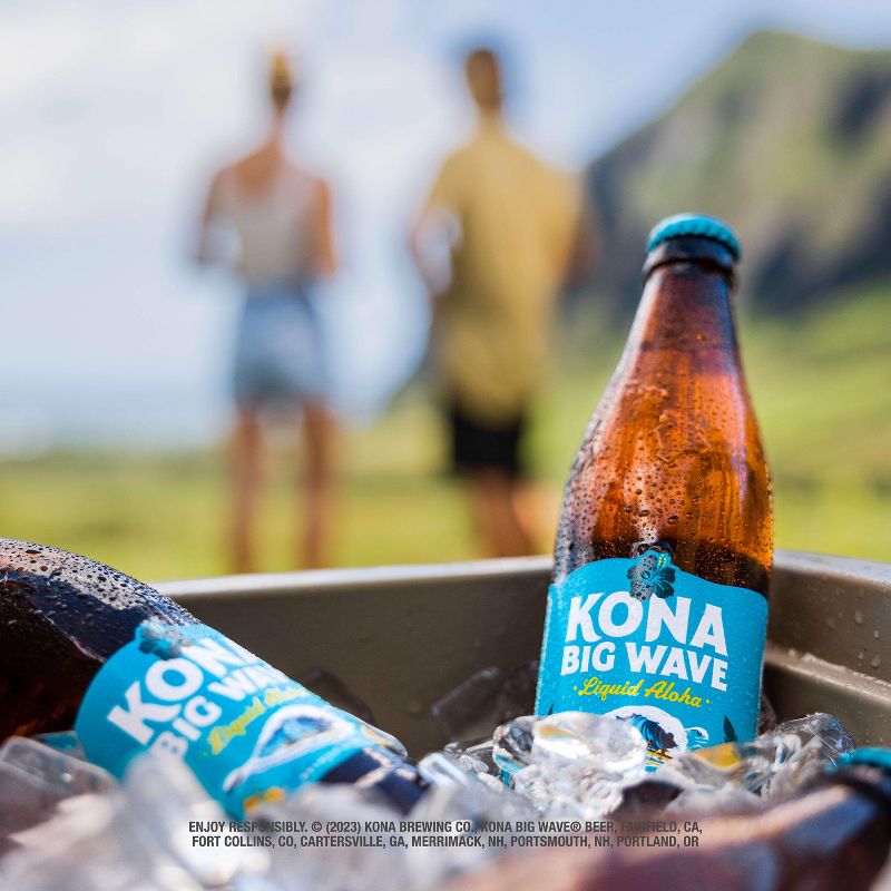 Kona Big Wave Golden Ale Beer - 12pk/12 fl oz Cans, 6 of 12