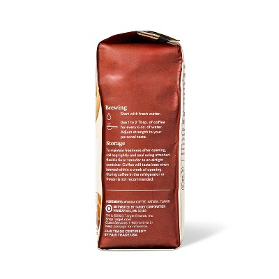 Naturally Flavored Toasted Almond Caramel Light Roast Ground Coffee - 12oz - Good & Gather™