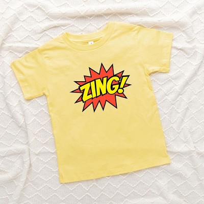 The Juniper Shop Comic Zing Toddler Short Sleeve Tee