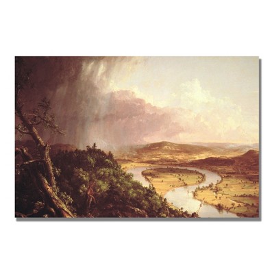 Trademark Fine Art -Thomas Cole 'The Oxbow' Canvas Art