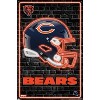 Trends International NFL Chicago Bears - Neon Helmet 23 Unframed Wall Poster Prints - 4 of 4