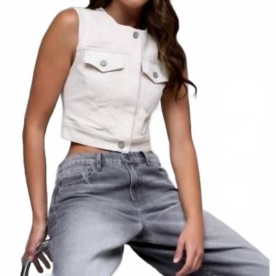 Women's Priscilla Trucker Mini Vest - HIDDEN