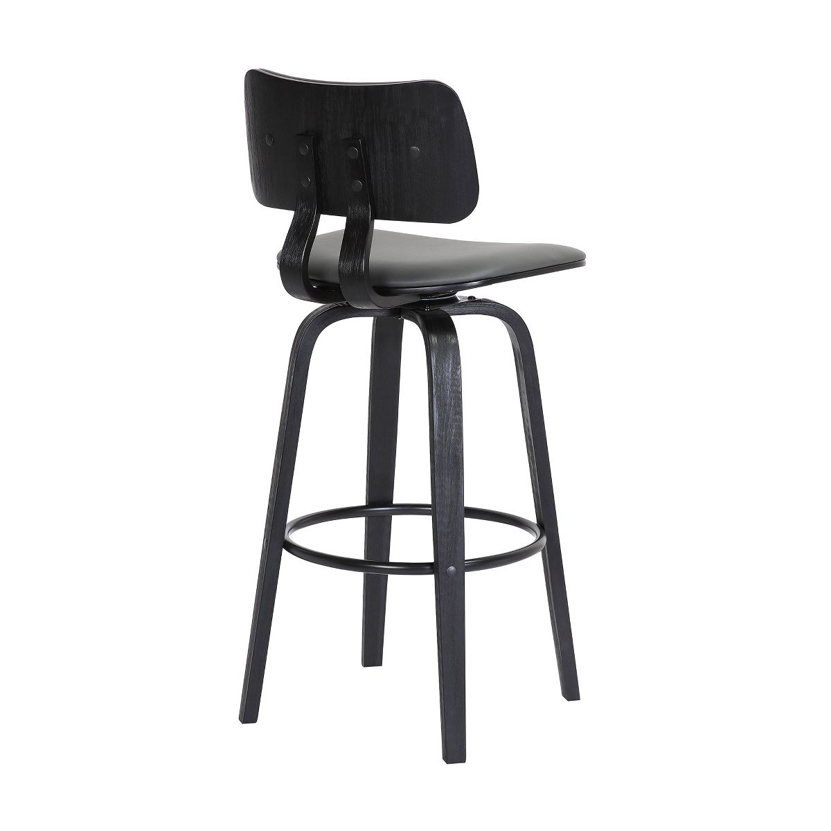 Pico Upholstered Swivel Barstool - thumbnail 5
