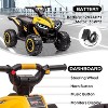 12V Ride On ATV for Kids Electric Four Wheeler for Toddlers Ages 3-8, Battery Powered Quad with Remote Control, LED Lights - 3 of 4
